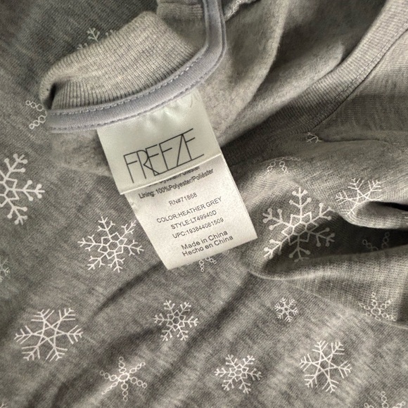 Freeze Light Up Christmas Cat Sweatshirt Large LED Ugly Christmas Sweater - Picture 7 of 7